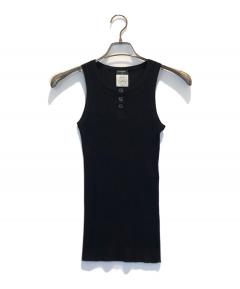 中古・古着通販】CHANEL (シャネル) リブタンクトップ ネイビー サイズ
