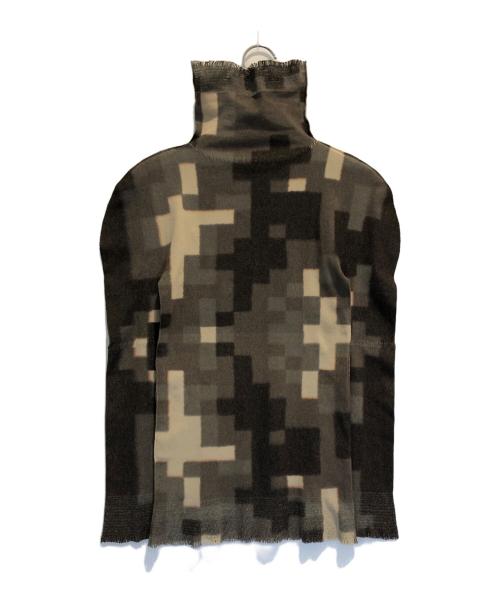 ISSEY MIYAKE（イッセイミヤケ）ISSEY MIYAKE (イッセイミヤケ) 総柄ハイネックカットソー サイズ:2の古着・服飾アイテム