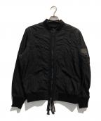 DIESELディーゼル）の古着「ナイロンジャケット」｜ブラック