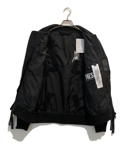 DIESEL（ディーゼル）DIESEL (ディーゼル) ナイロンジャケット ブラック サイズ:Ｓ 未使用品の古着・服飾アイテム