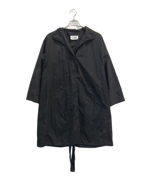 MM6 Maison Margiela（エムエムシックスメゾンマルジェラ）MM6 Maison Margiela (エムエムシックスメゾンマルジェラ) バックスリットコート ブラック サイズ:36の古着・服飾アイテム