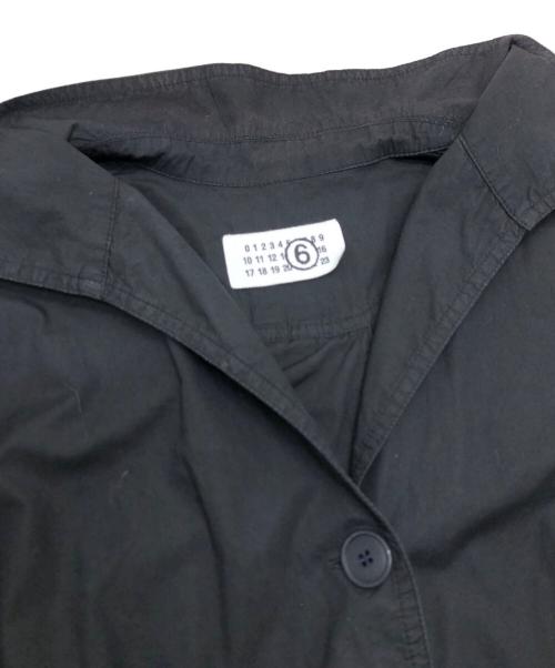MM6 Maison Margiela（エムエムシックスメゾンマルジェラ）MM6 Maison Margiela (エムエムシックスメゾンマルジェラ) バックスリットコート ブラック サイズ:36の古着・服飾アイテム