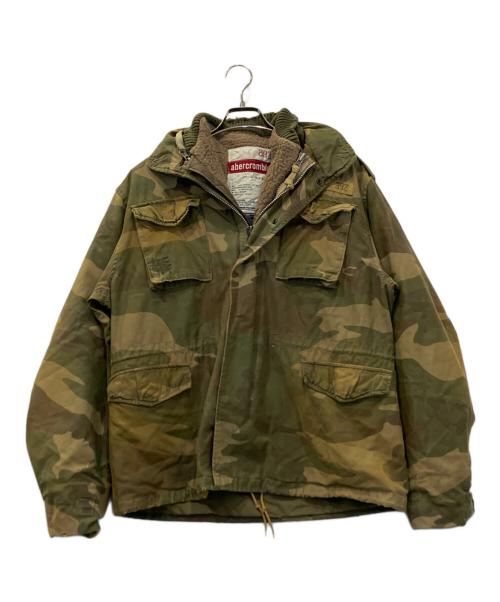 Abercrombie & Fitch（アバクロンビー アンド フィッチ）Abercrombie & Fitch (アバクロンビー アンド フィッチ) M65ミリタリージャケット グリーン サイズ:XLの古着・服飾アイテム