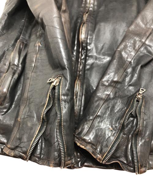 ISAMU KATAYAMA BACKLASH（イサムカタヤマ・バックラッシュ）ISAMU KATAYAMA BACKLASH (イサムカタヤマ・バックラッシュ) シングルライダースジャケット ブラック サイズ:2の古着・服飾アイテム