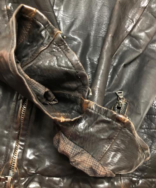 ISAMU KATAYAMA BACKLASH（イサムカタヤマ・バックラッシュ）ISAMU KATAYAMA BACKLASH (イサムカタヤマ・バックラッシュ) シングルライダースジャケット ブラック サイズ:2の古着・服飾アイテム