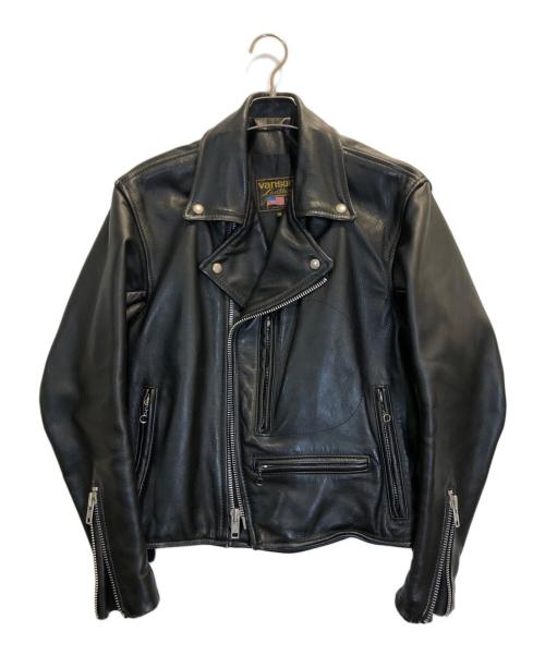 VANSON（バンソン）VANSON (バンソン) ダブルライダースジャケット ブラック サイズ:36の古着・服飾アイテム