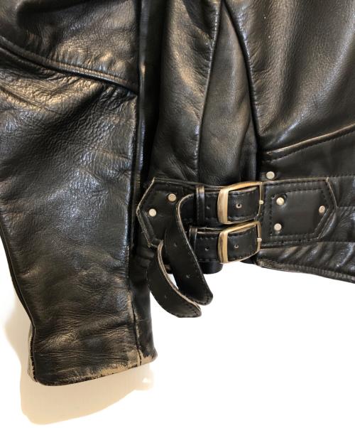 VANSON（バンソン）VANSON (バンソン) ダブルライダースジャケット ブラック サイズ:36の古着・服飾アイテム