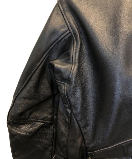 VANSON（バンソン）VANSON (バンソン) ダブルライダースジャケット ブラック サイズ:36の古着・服飾アイテム