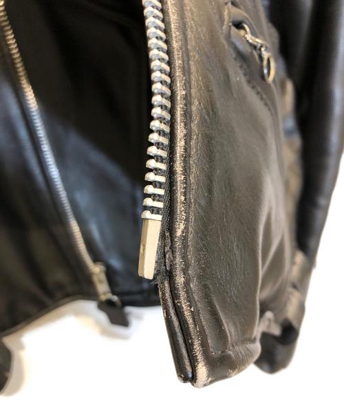 VANSON（バンソン）VANSON (バンソン) ダブルライダースジャケット ブラック サイズ:36の古着・服飾アイテム