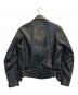 VANSON (バンソン) ダブルライダースジャケット ブラック サイズ:36：40000円