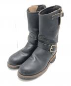 RED WINGレッドウィング）の古着「エンジニアブーツ」｜ブラック