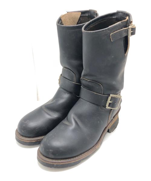 RED WING（レッドウィング）RED WING (レッドウィング) エンジニアブーツ ブラック サイズ:6Ｄの古着・服飾アイテム