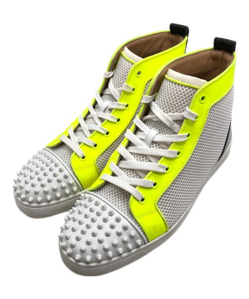 Christian Louboutin（クリスチャン・ルブタン）Christian Louboutin (クリスチャン・ルブタン) ハイカットスニーカー ホワイト サイズ:サイズ43(27.5～28CM)の古着・服飾アイテム