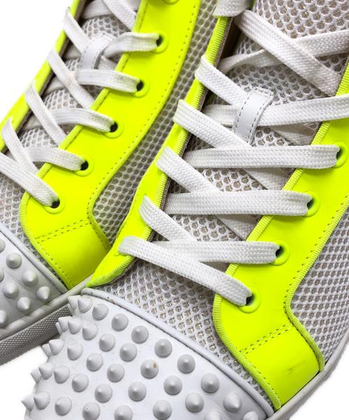 Christian Louboutin（クリスチャン・ルブタン）Christian Louboutin (クリスチャン・ルブタン) ハイカットスニーカー ホワイト サイズ:サイズ43(27.5～28CM)の古着・服飾アイテム