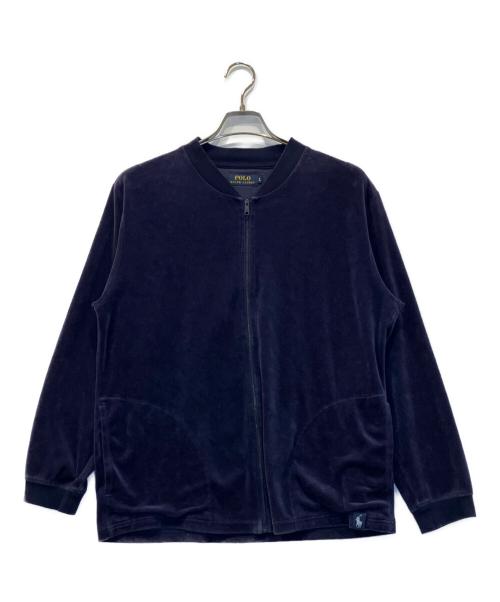 POLO RALPH LAUREN（ポロ・ラルフローレン）POLO RALPH LAUREN (ポロ・ラルフローレン) ブルゾン ネイビー サイズ:Lの古着・服飾アイテム