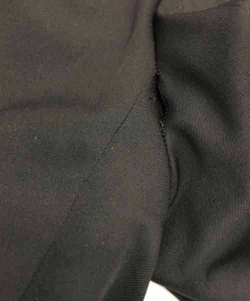 COMME des GARCONS NOIR（コムデギャルソン ノワール）COMME des GARCONS NOIR (コムデギャルソン ノワール) レザー切替テーラードジャケット ブラック サイズ:Sの古着・服飾アイテム