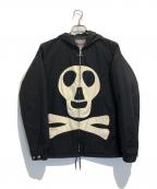 BEAMS×MIGHTY-MACビームス×マイティーマック）の古着「スカルジャケット」｜ブラック