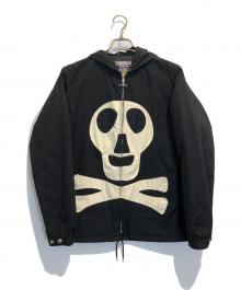 BEAMS×MIGHTY-MAC（ビームス×マイティーマック）の古着「スカルジャケット」｜ブラック
