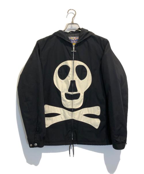 BEAMS（ビームス）BEAMS (ビームス) MIGHTY-MAC (マイティーマック) スカルジャケット ブラック サイズ:Lの古着・服飾アイテム