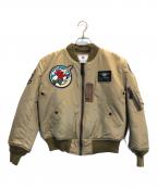 TED COMPANYテッドカンパニー）の古着「MA-1ジャケット」｜ブラウン