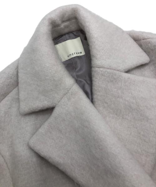 uncrave（アンクレイヴ）uncrave (アンクレイヴ) シャギーコート アイボリー サイズ:2の古着・服飾アイテム