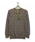GUCCI（グッチ）の古着「ニット」｜ベージュ×ネイビー
