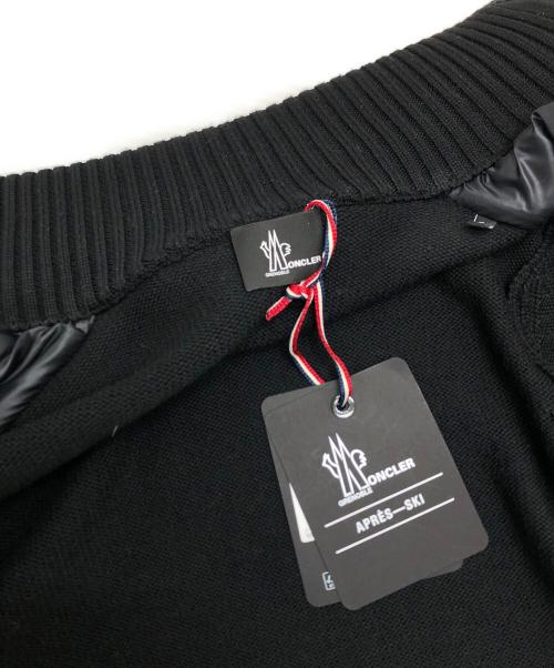 MONCLER GRENOBLE（モンクレール グルノーブル）MONCLER GRENOBLE (モンクレール グルノーブル) キルティングパネルカーディガン ブラック サイズ:Sの古着・服飾アイテム