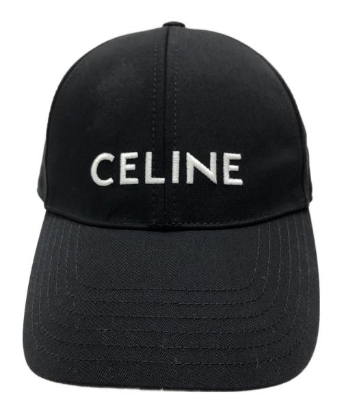 CELINE（セリーヌ）CELINE (セリーヌ) ベースボールキャップ ブラック サイズ:Sの古着・服飾アイテム