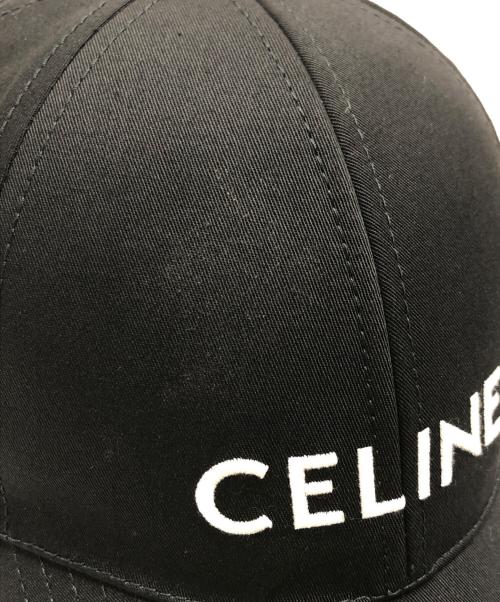 CELINE（セリーヌ）CELINE (セリーヌ) ベースボールキャップ ブラック サイズ:Sの古着・服飾アイテム