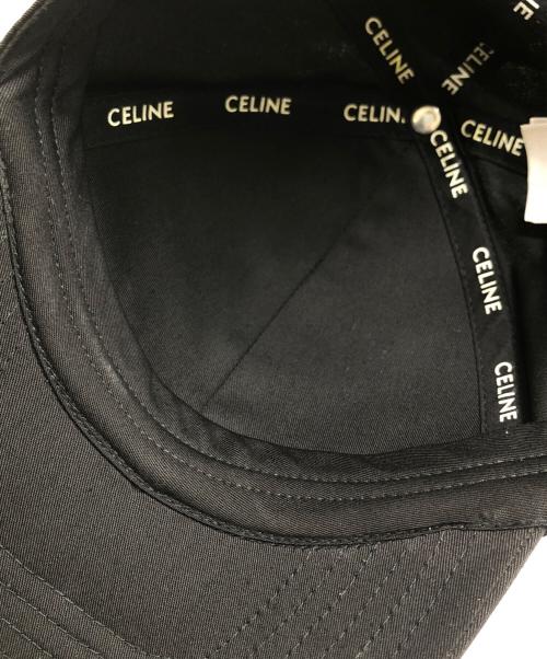 CELINE（セリーヌ）CELINE (セリーヌ) ベースボールキャップ ブラック サイズ:Sの古着・服飾アイテム