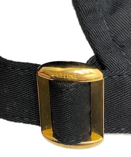 CELINE（セリーヌ）CELINE (セリーヌ) ベースボールキャップ ブラック サイズ:Sの古着・服飾アイテム