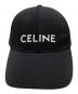 CELINE (セリーヌ) ベースボールキャップ ブラック サイズ:S：28000円