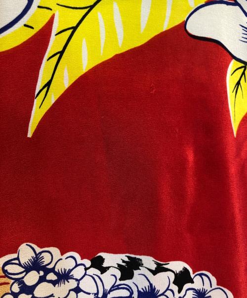 AVANTI（アヴァンティ）AVANTI (アヴァンティ) シルクシャツ レッド サイズ:Sの古着・服飾アイテム