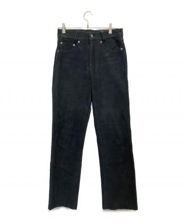 中古・古着通販】Schott (ショット) レザーパンツ ブラック サイズ:30