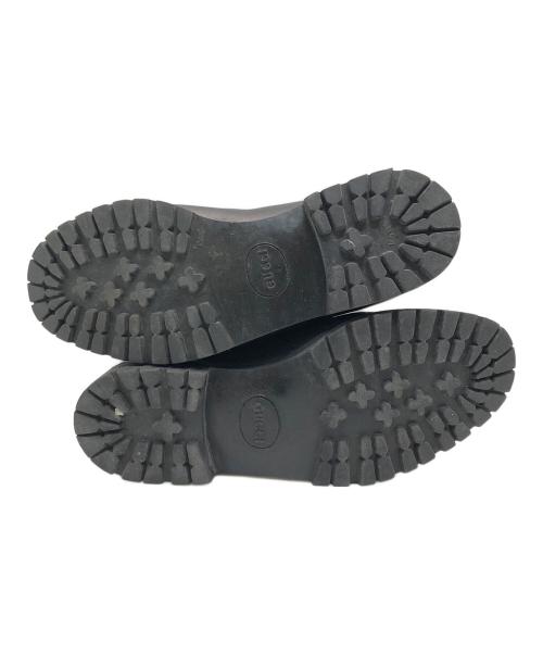 GUCCI（グッチ）GUCCI (グッチ) ホースビットチャッカブーツ ブラック サイズ:41 1/2(26.0cm〜26.5cm)の古着・服飾アイテム