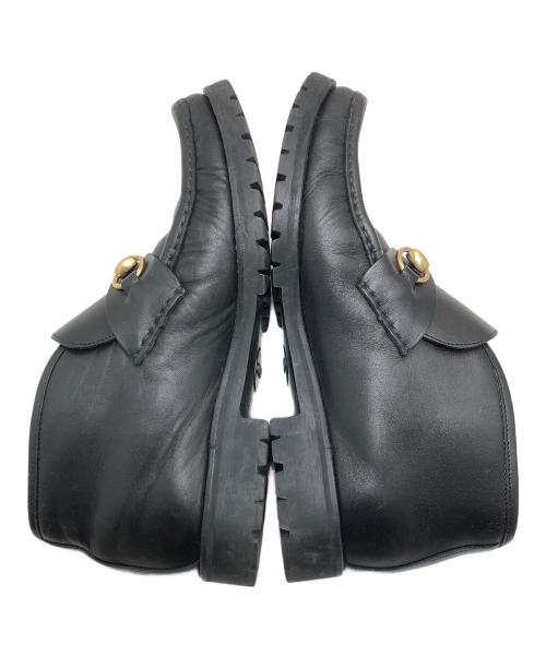 GUCCI（グッチ）GUCCI (グッチ) ホースビットチャッカブーツ ブラック サイズ:41 1/2(26.0cm〜26.5cm)の古着・服飾アイテム