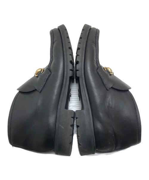 GUCCI（グッチ）GUCCI (グッチ) ホースビットチャッカブーツ ブラック サイズ:41 1/2(26.0cm〜26.5cm)の古着・服飾アイテム