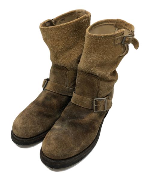 RED WING（レッドウィング）RED WING (レッドウィング) エンジニアブーツ ベージュ サイズ:9Dの古着・服飾アイテム