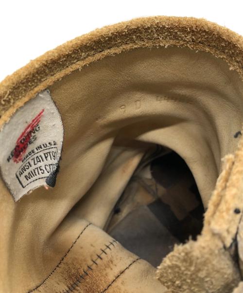 RED WING（レッドウィング）RED WING (レッドウィング) エンジニアブーツ ベージュ サイズ:9Dの古着・服飾アイテム