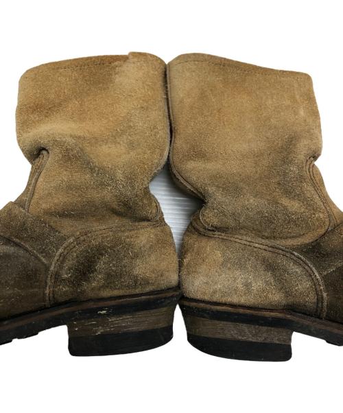RED WING（レッドウィング）RED WING (レッドウィング) エンジニアブーツ ベージュ サイズ:9Dの古着・服飾アイテム