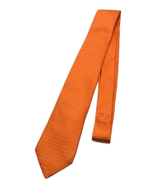 HERMES（エルメス）HERMES (エルメス) ネクタイ オレンジ サイズ:表記なしの古着・服飾アイテム