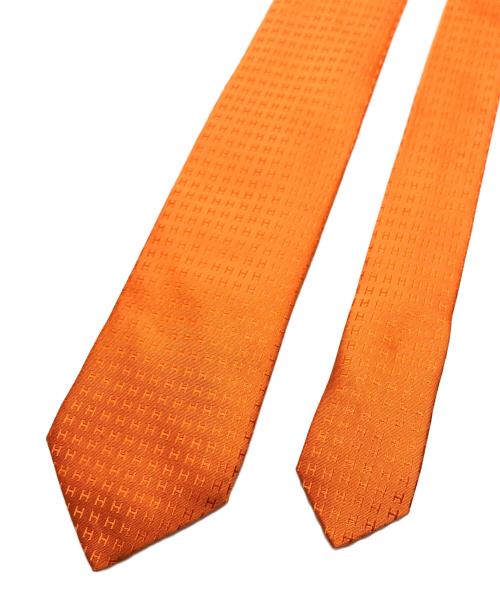 HERMES（エルメス）HERMES (エルメス) ネクタイ オレンジ サイズ:表記なしの古着・服飾アイテム
