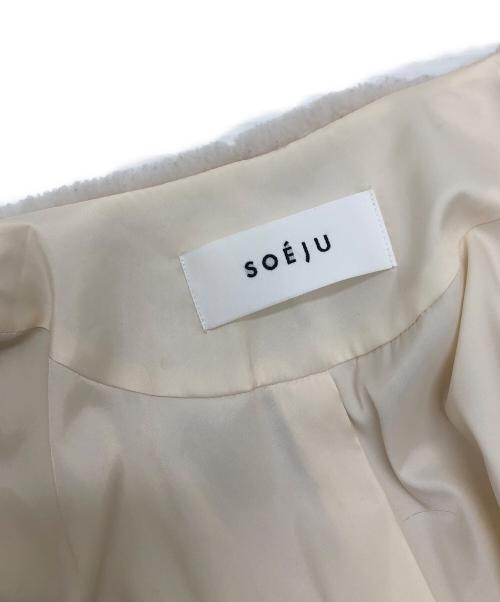 SOEJU（ソージュ）SOEJU (ソージュ) ウールボアコート アイボリー サイズ:Mの古着・服飾アイテム