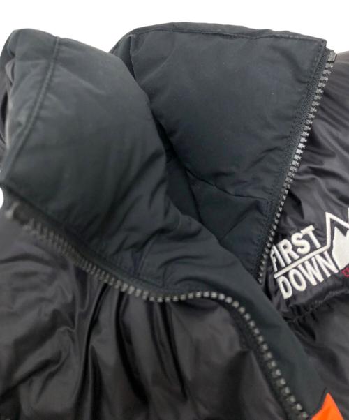 FIRST DOWN（ファーストダウン）FIRST DOWN (ファーストダウン) リバーシブルダウンジャケット ブラック サイズ:Sの古着・服飾アイテム