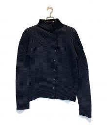 ISSEY MIYAKE（イッセイミヤケ）の古着「プリーツシャツ」｜ネイビー