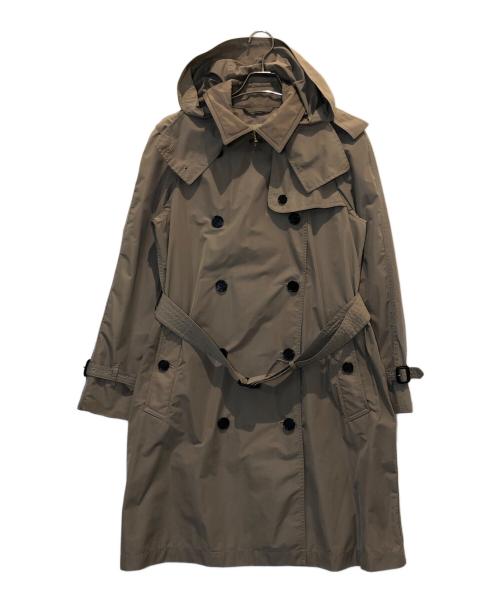 BURBERRY（バーバリー）BURBERRY (バーバリー) フード付き裏地ノヴァチェックトレンチコート ベージュ サイズ:42の古着・服飾アイテム
