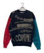 BALバル）の古着「JACQUARD COTTON CREWNECK SWEATER」
