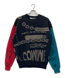 BAL（バル）の古着「JACQUARD COTTON CREWNECK SWEATER」