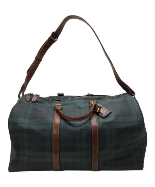 POLO RALPH LAUREN（ポロ・ラルフローレン）POLO RALPH LAUREN (ポロ・ラルフローレン) ボストンバッグ グリーンの古着・服飾アイテム