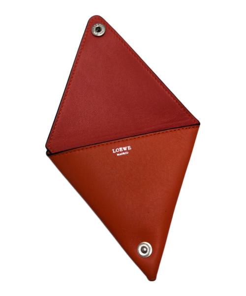LOEWE（ロエベ）LOEWE (ロエベ) トライアングルコインケース オレンジの古着・服飾アイテム